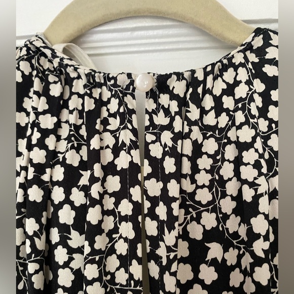 Beautiful, brand new black & white paisley romper from Anthropologie. - Picture 3 of 6